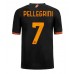 Billige AS Roma Lorenzo Pellegrini #7 Tredje Fodboldtrøjer 2023-24 Kortærmet